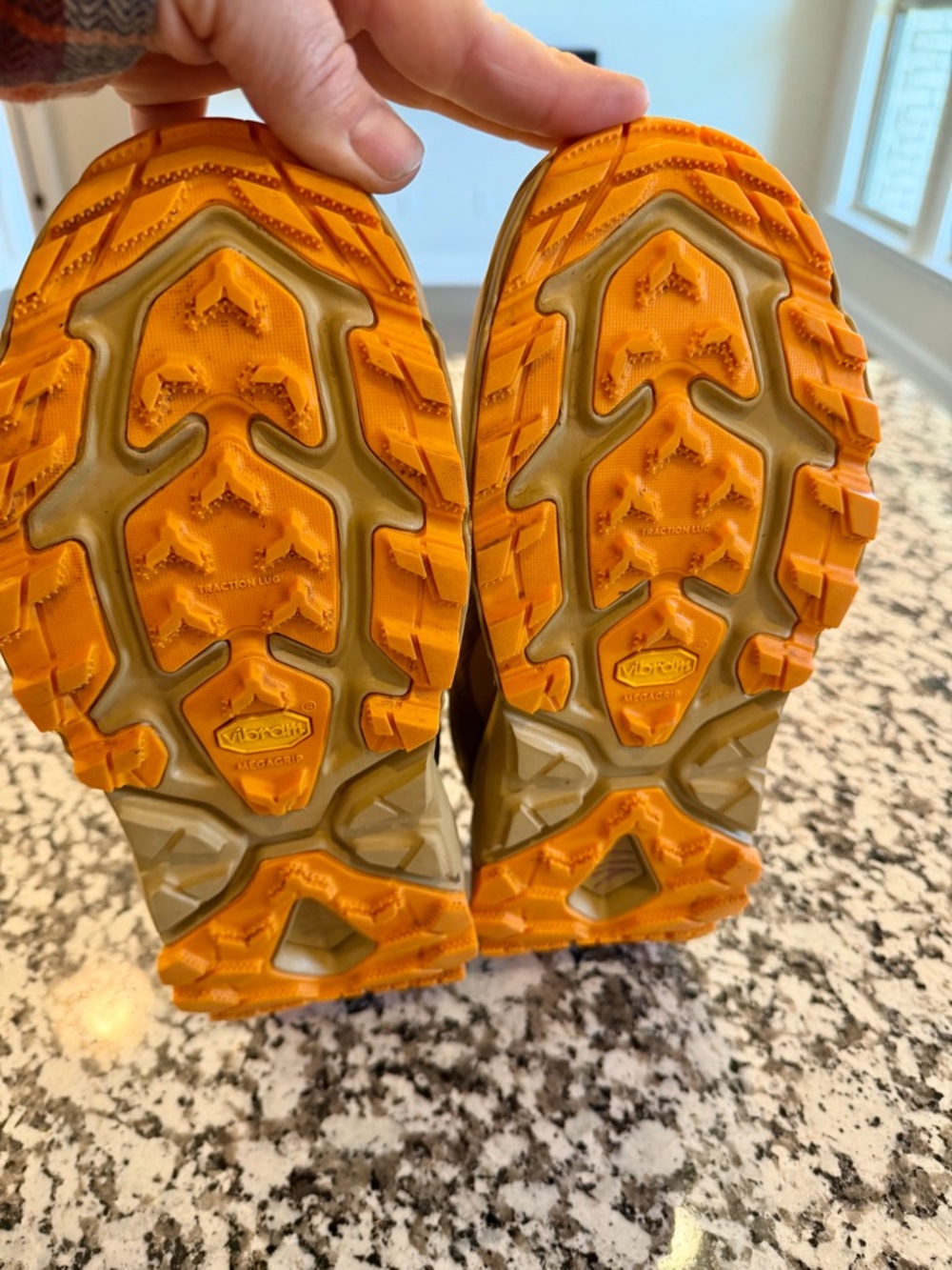 Hoka One One Men's Tan and Orange Rain & Snow Boots - Picture 13 of 15